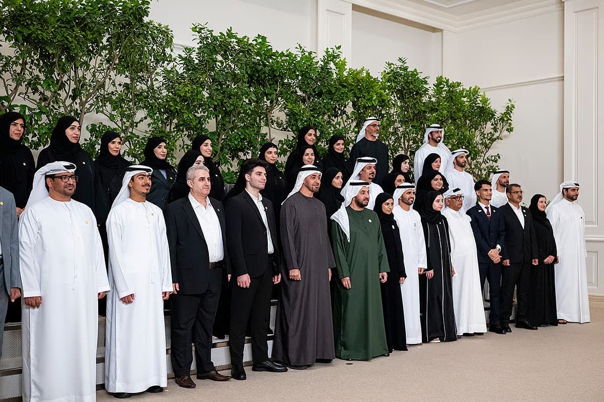 UAE President receives the country's top Year 12 students, as a wider wave of national recognition marks the end of the school year